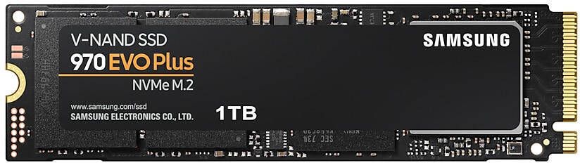 Samsung 970 EVO Plus M.2 SSD 1TB Interne SSD Zwart